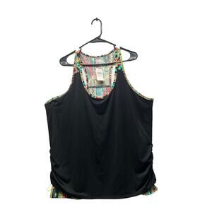 Maurices In Motion Workout Racerback Tank Top SZ 3 3X NWT